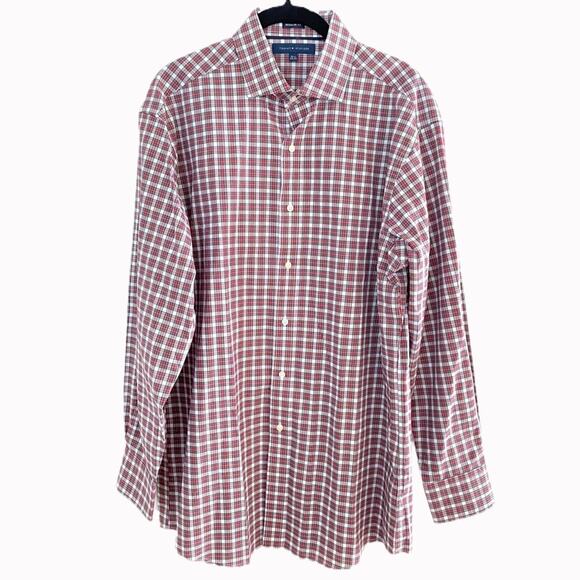 Tommy Hilfiger Regular Fit Dress Shirt Sz 15 - Picture 1 of 3